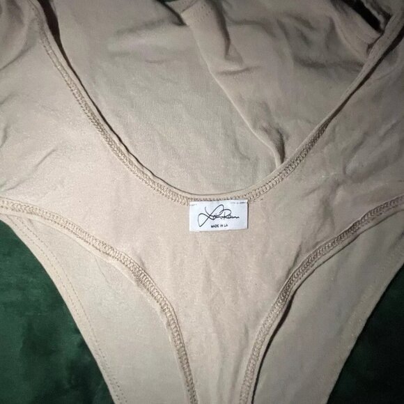 Laina Rauma Sold-Out RELAXED THONG BODYSUIT / LATTE - MEDIUM - Picture 10 of 11
